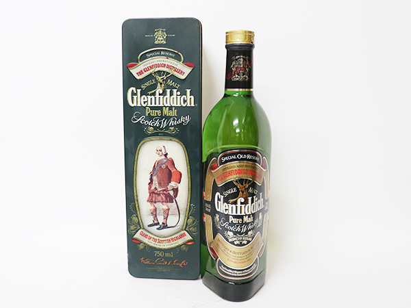 【新作，限定セール】 1円～★グレンフィディック ピュアモルト スコッチウイスキー Glenfiddich *箱付 / アルコール度数:43% 内容量:750ml