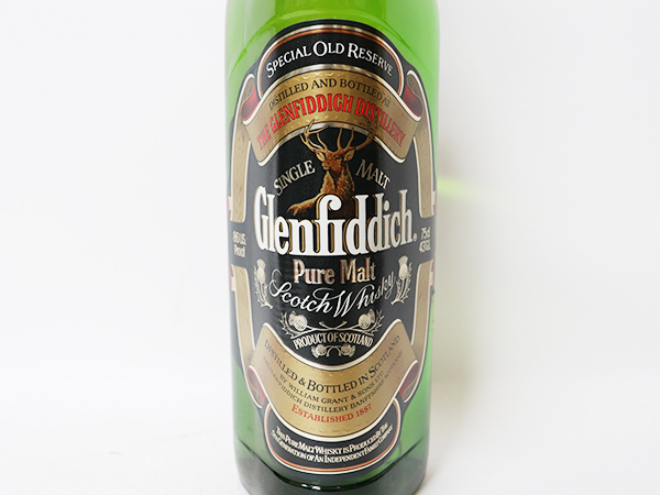 【新作，限定セール】 1円～★グレンフィディック ピュアモルト スコッチウイスキー Glenfiddich *箱付 / アルコール度数:43% 内容量:750ml