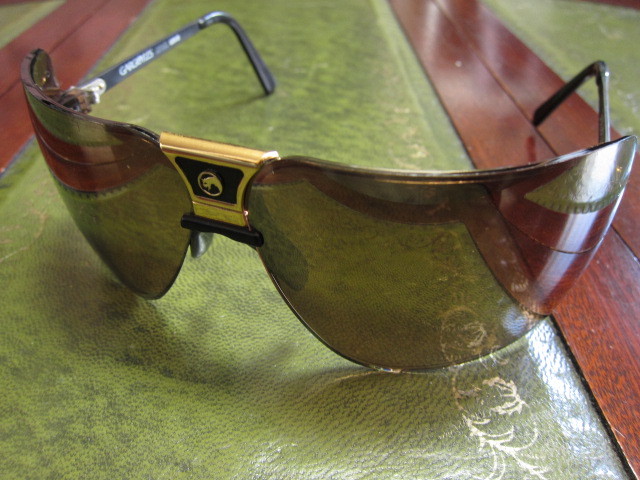 ガーゴイルス サングラス ゴールドハーフミラー USA製 使用感  