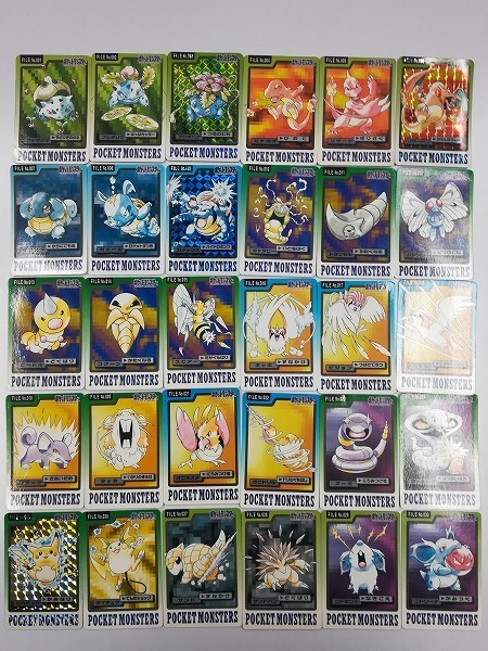 sB651s [当時物] 151種 コンプ ポケモン カードダス 1997 No.001～151