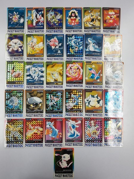 sB651s [当時物] 151種 コンプ ポケモン カードダス 1997 No.001～151