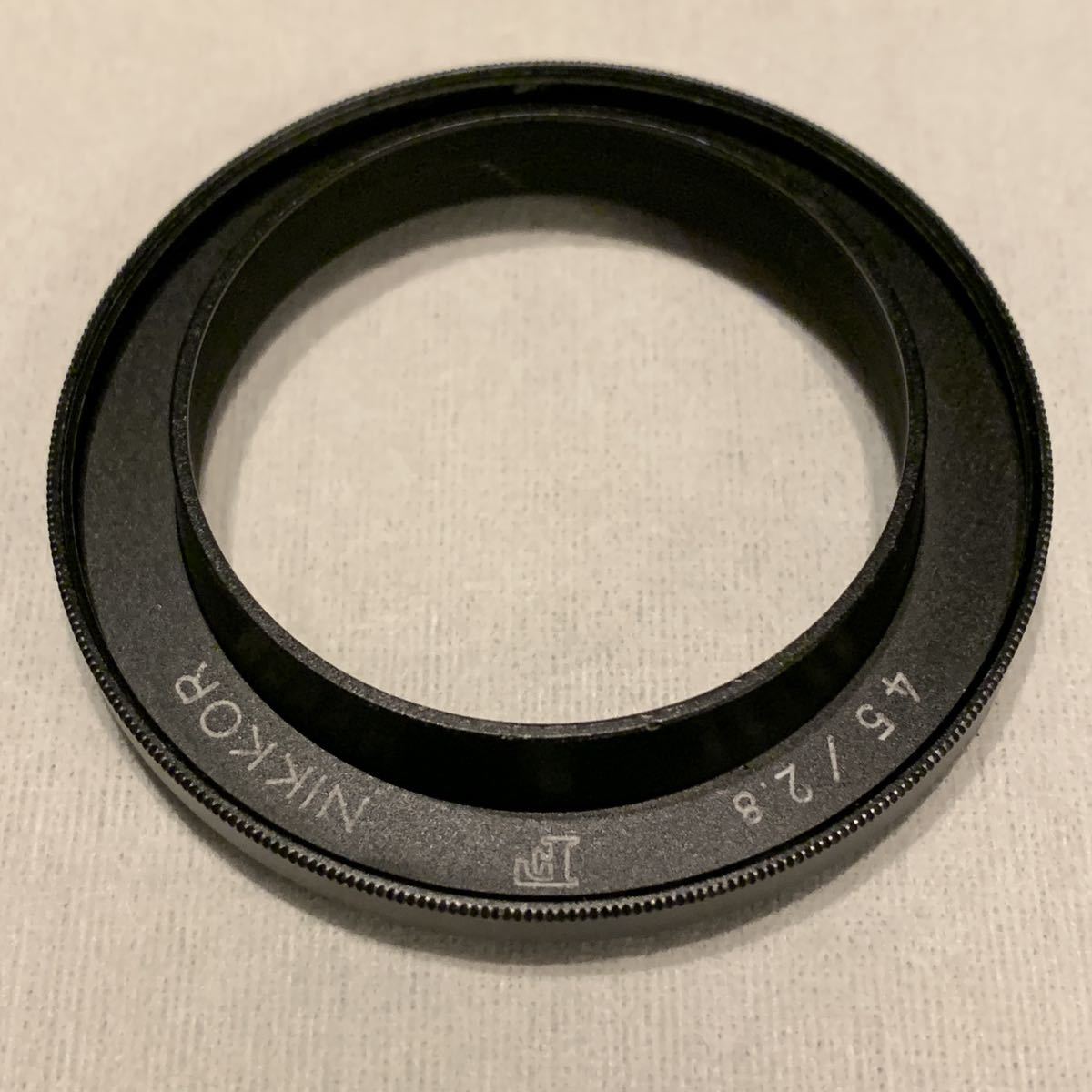 Nikon HN-4 GN フード Nikkor 45mm 入手困難 ニコン Auto 初代 F刻印 美品