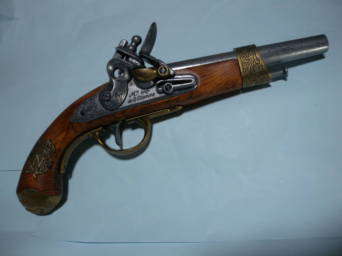 古式銃 フランス ナポレオン使用 ディスプレーモデル フリントロック レプリカ 装飾銃 売買されたオークション情報 Yahooの商品情報をアーカイブ公開 オークファン Aucfan Com