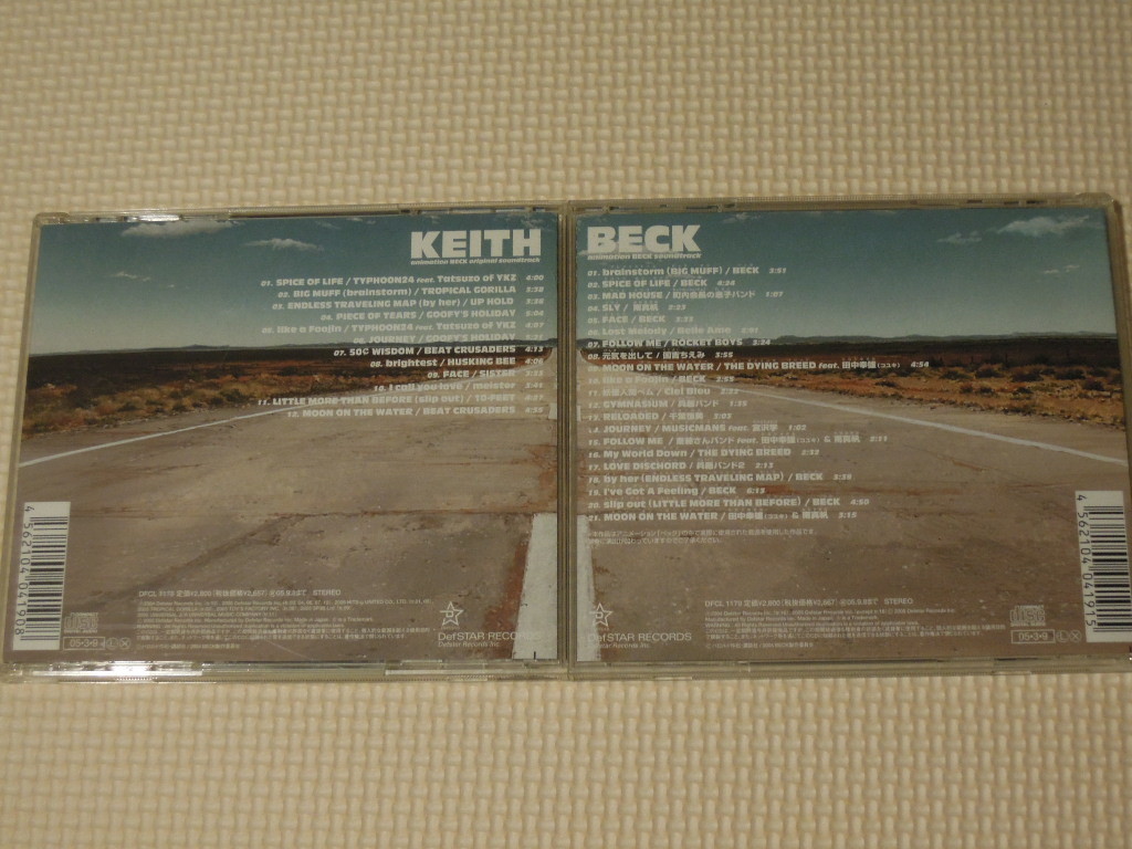 Cd Beck Soundtrack Beck Keith サウンドトラック ベック アニメソング一般 売買されたオークション情報 Yahooの商品情報をアーカイブ公開 オークファン Aucfan Com