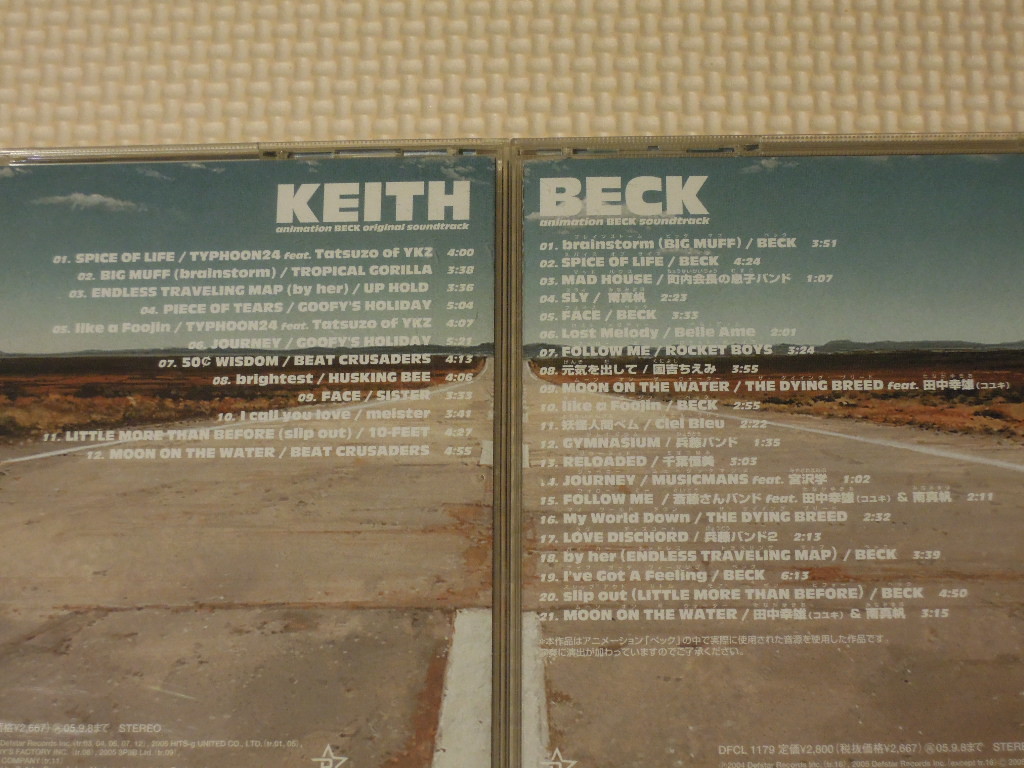 Cd Beck Soundtrack Beck Keith サウンドトラック ベック アニメソング一般 売買されたオークション情報 Yahooの商品情報をアーカイブ公開 オークファン Aucfan Com