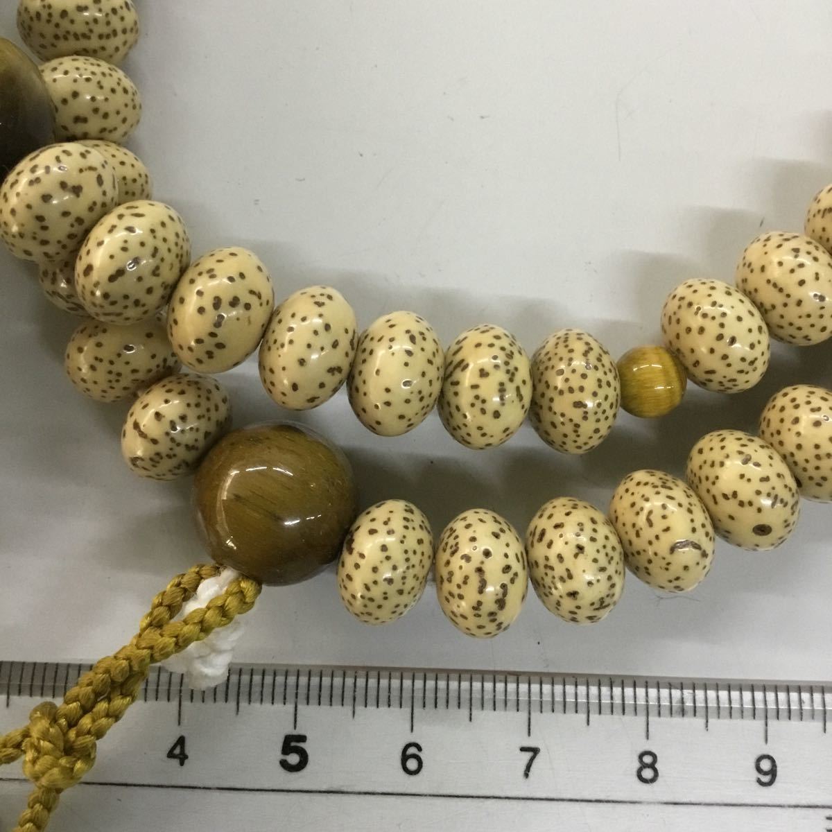 ●ユ3904H◎御念珠　星月菩提珠　虎目石入　木箱入り◎送料込み◎　　 星月菩提樹 数珠 | .数珠. 長生堂 iichi