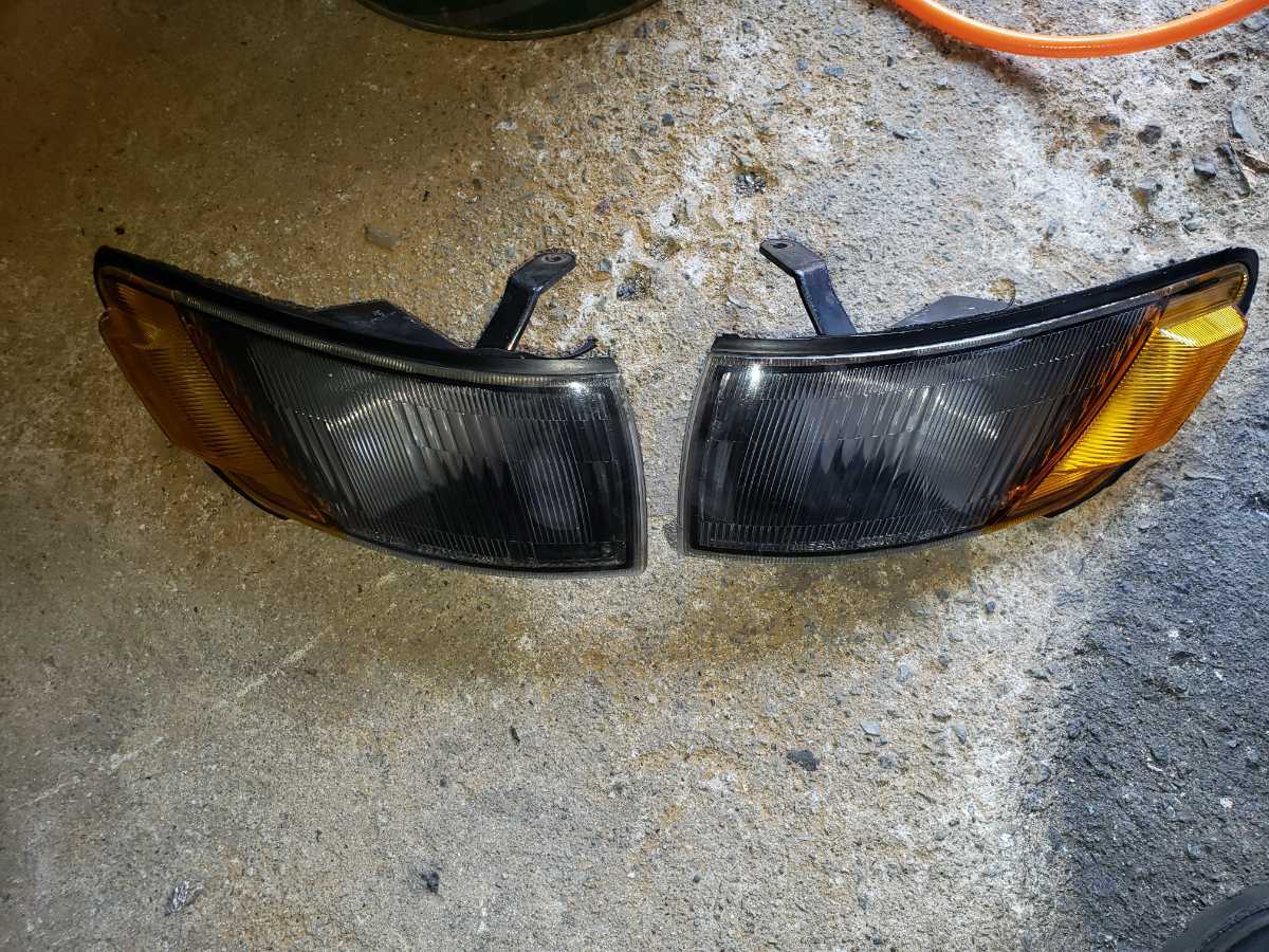 日産 S13 シルビア純正 コーナーレンズ コーナーランプ 左右セット
