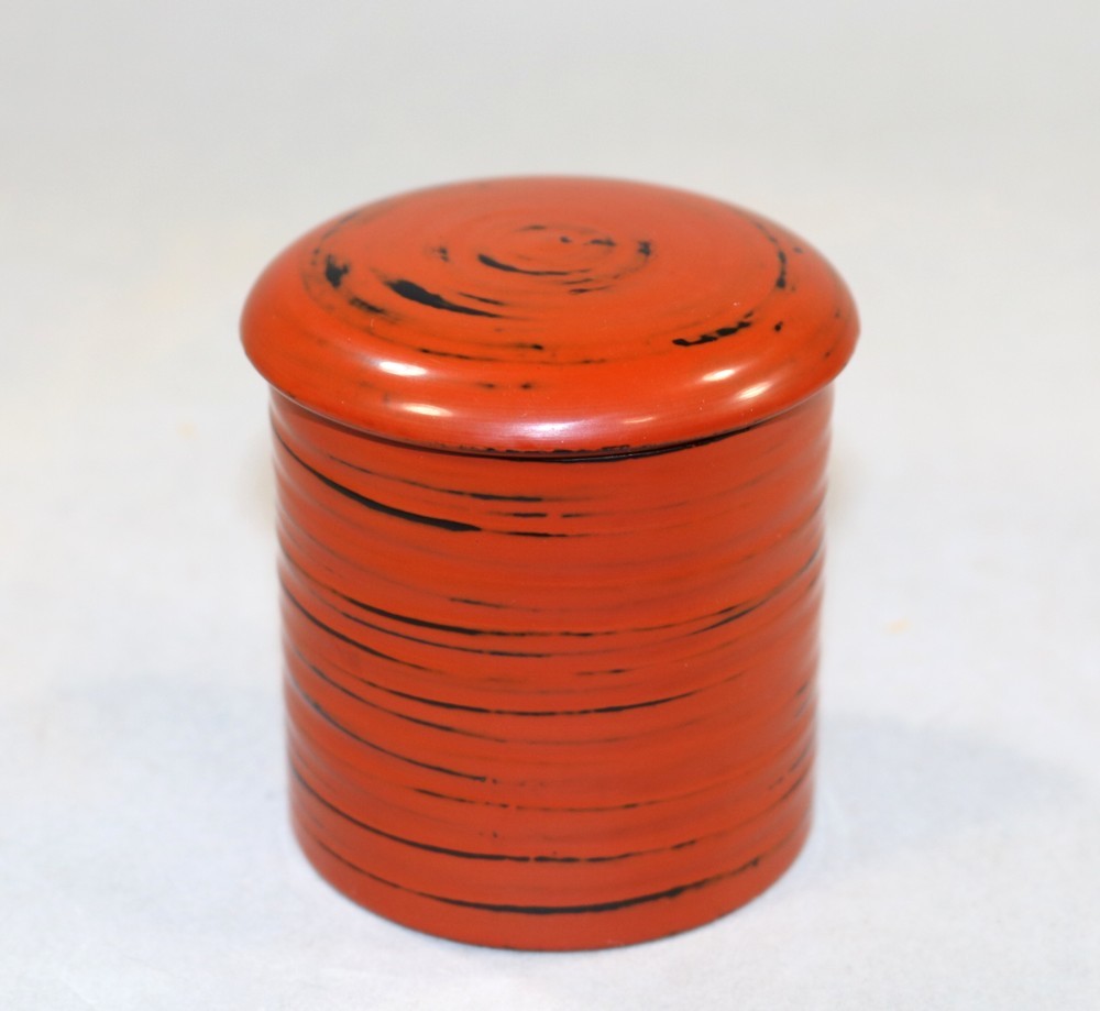 根来塗 金輪寺茶器 中村湖彩作112ucbc
