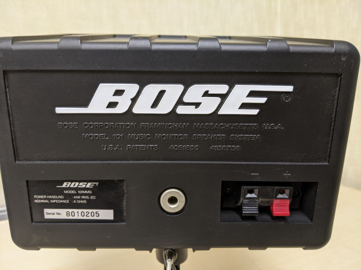 BOSE ボーズ スピーカー 101MMG 天吊り金具つき 205 BOSE + 101MM 天