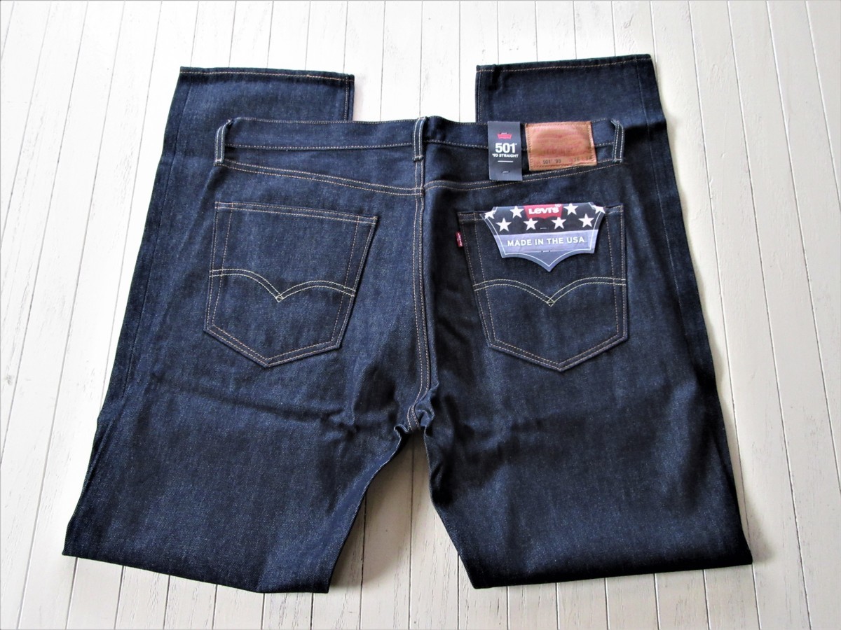  定価19800円 us製LEVI'S リーバイス 501 93 赤タブBIGE リジットデニム79830075 w36 l34(W36)｜売買されたオークション情報、yahooの商品情報をアーカイブ公開 - オークファン W36