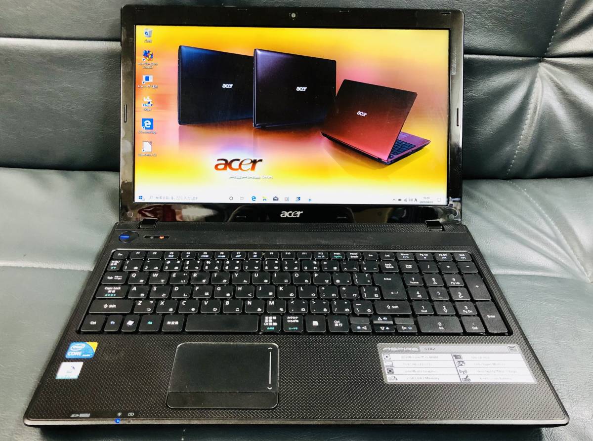 acer Aspire i5 i5-460M 5742-A52D⁄K acerノートパソコン ACER ASPIRE