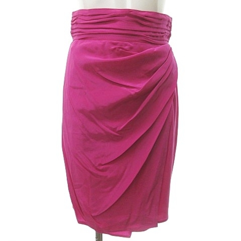 未使用品 ジャンニヴェルサーチ ヴェルサーチェ GIANNI VERSACE ヴィンテージ タイトスカート 膝丈 ピンク 1 国内正規品 0413