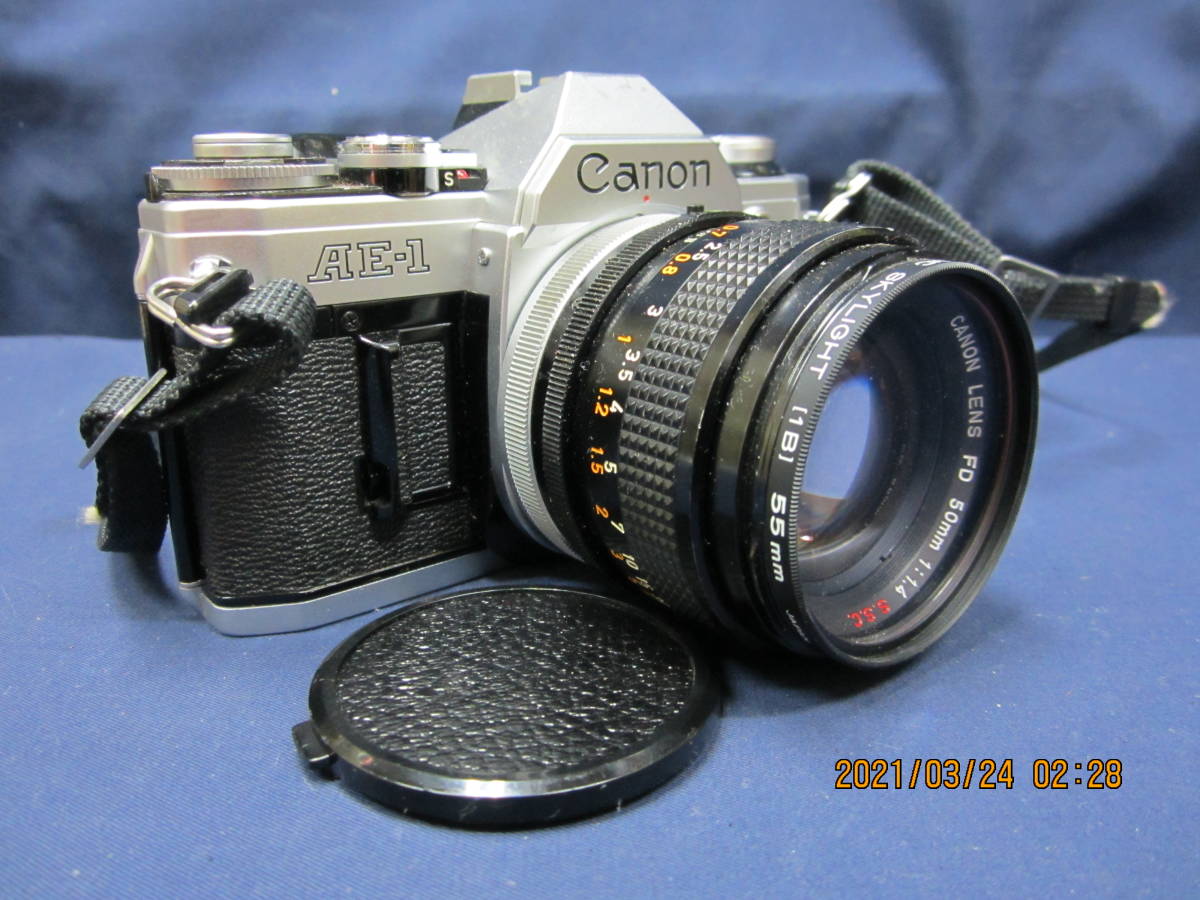 Canon AE-1 フィルムカメラ 50mmレンズ付き
