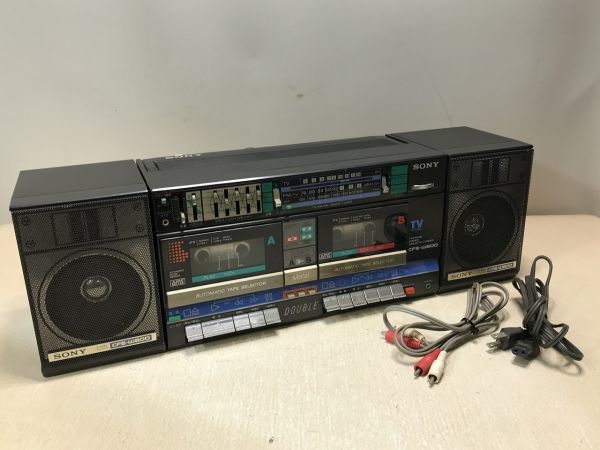 ◇◆L98　☆昭和レトロ☆ ソニー　2WAY ラジカセ　CFS-W600　SONY◆◇M
