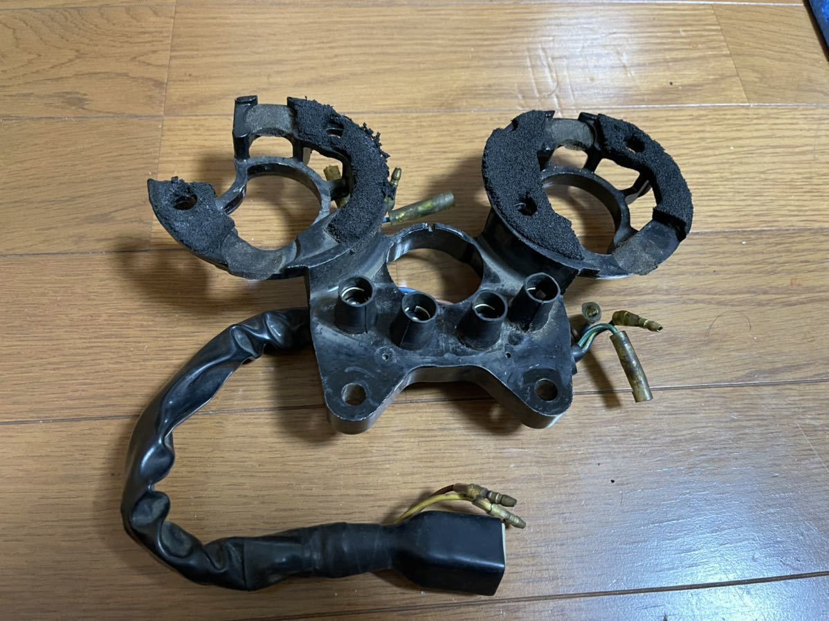 カワサキz1 z2 純正　メーターマウントブラケット 当時物 当時物 レア品！カワサキZ2純正！初期型メーターブラケット！ランプ