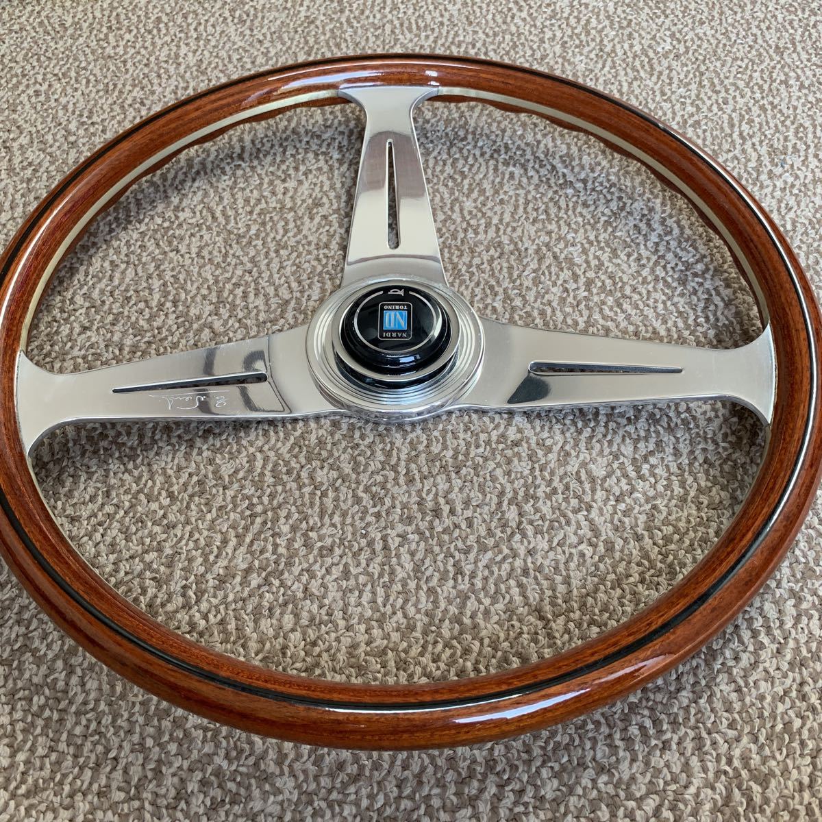 NARDI (大径)ナルディ クラシック ヴィンテージ ウッド良品39φ 大径