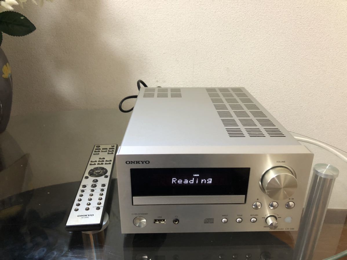 ONKYO CR-555 CDレシーバー リモコン 取説 U85475625 - ラジオ