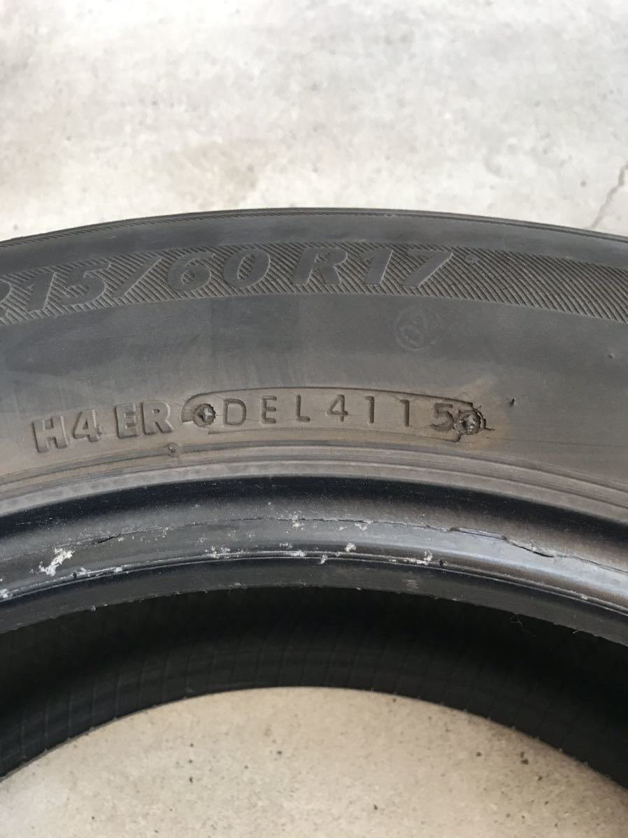 ブリヂストン NH100RV 215/60R17 4本 20年製 ブリヂストン 215/60R17 4本 エコピア ブリヂストン エコピア NH100RV
