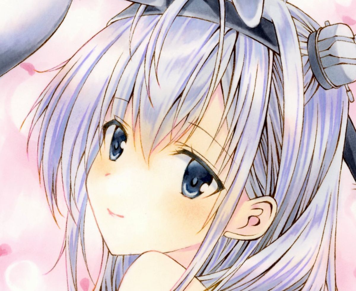 ☆手描きイラスト☆約A4サイズ水彩紙☆艦これ☆涼月☆バニー(手描き