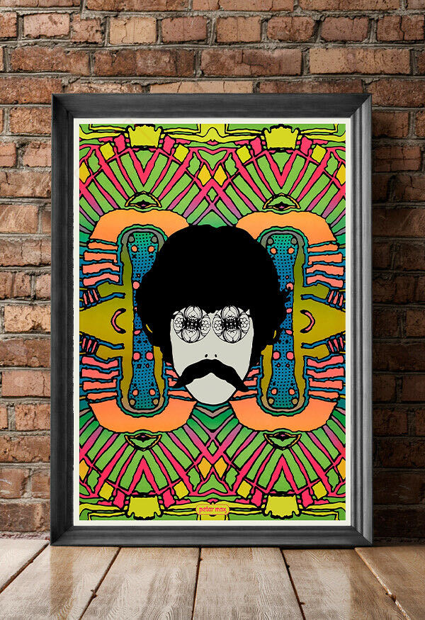 ☆ピーター・マックス（Peter Max) 1968 「Self Portrait」 ポスター