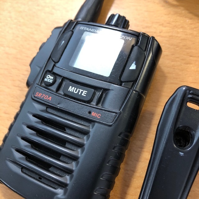 SR70A イヤホンマイク 充電器などおまけ 八重洲無線 特定小電力