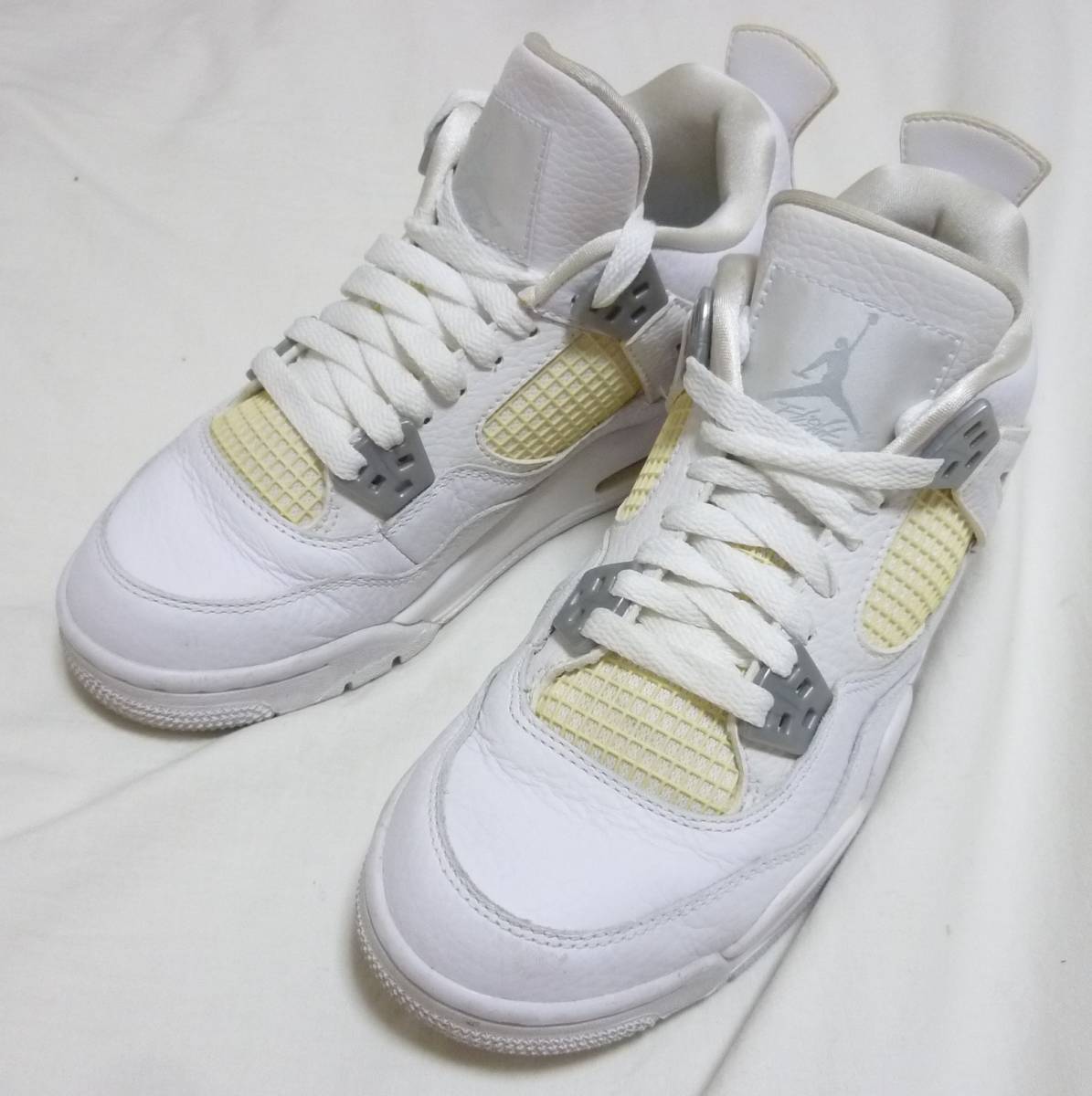 ○ NIKE AIR JORDAN4 408452-100 ピュアマネー ホワイト ナイキ エアジョーダン4 レア品
