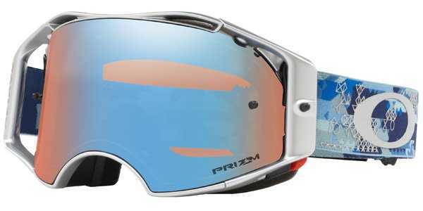 送料込新品Oakley オークリー Airbrake エアブレイク MXゴーグル Eli Tomac デジカモブルー プリズムMXサファイアイリジウムレンズ