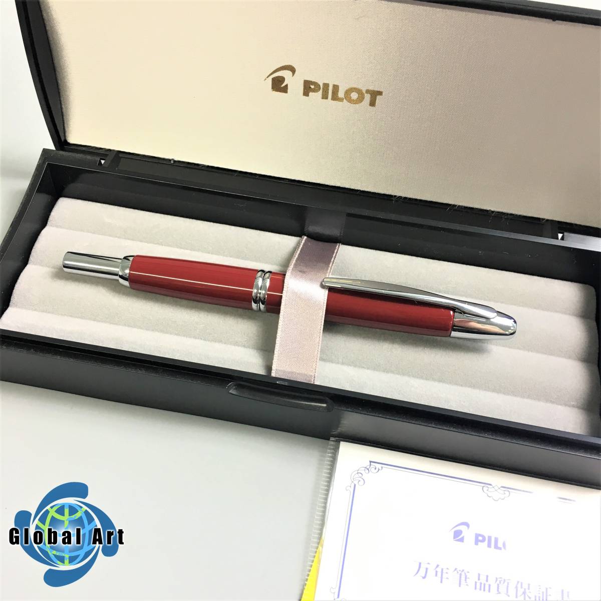  B04463 PILOT パイロット/万年筆/バニシングポイント/ノック式/ペン先 F 114/ボルドー&times;ゴールド/箱付(パイロット)｜売買されたオークション情報、yahooの商品情報をアーカイブ公開 - オークフ パイロット