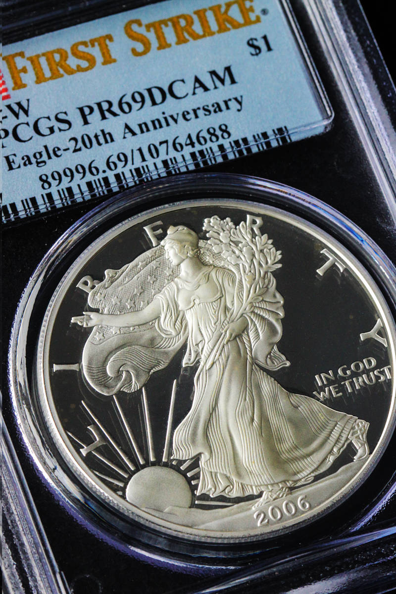 NGC PF70☆2006W アメリカ シルバーイーグル 銀貨 1ドル Yahoo