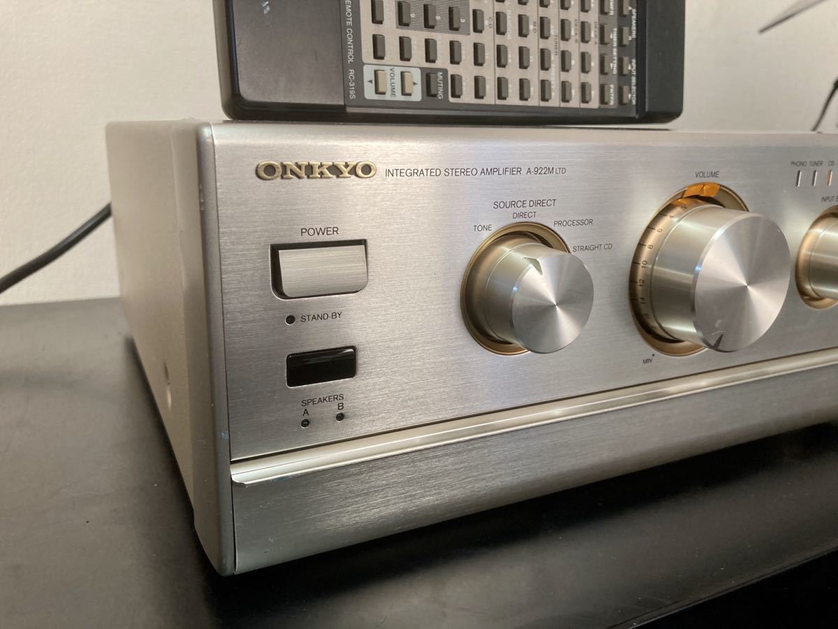 A-922M プリメインアンプ ONKYO LTD 692ONKYO オンキョー Integra