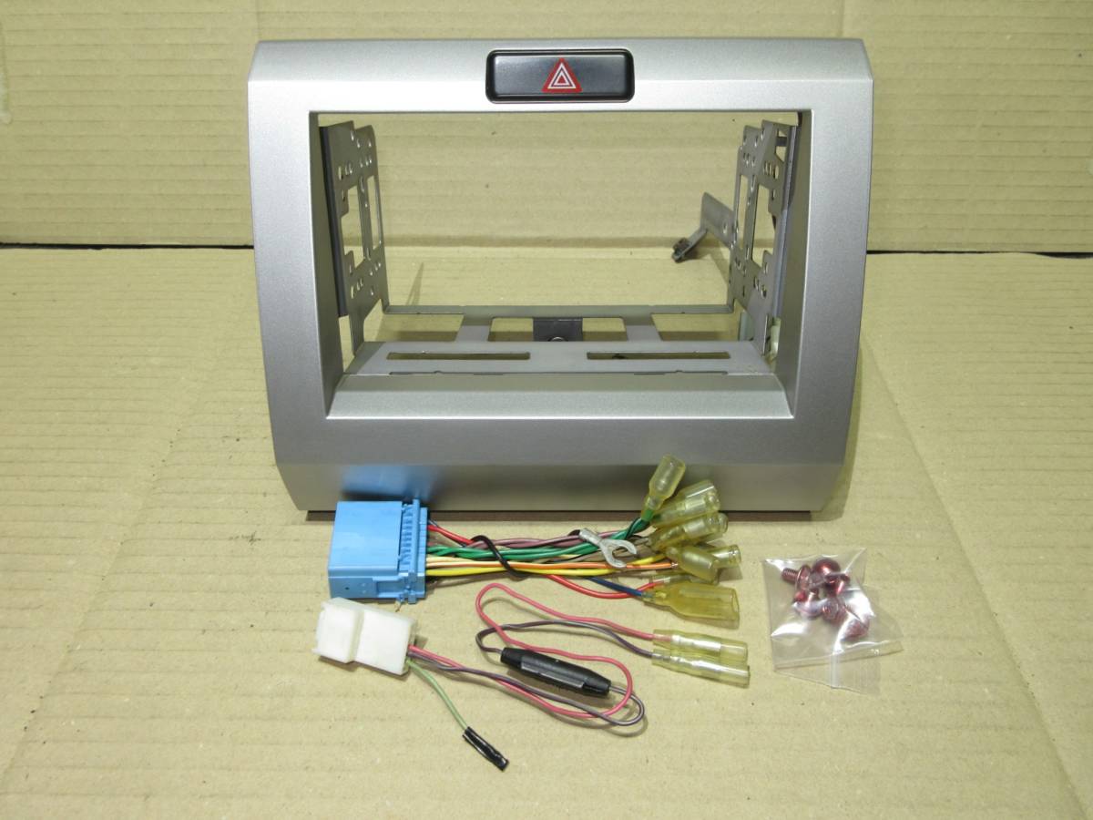ワゴンR 社外品 2DINオーディオ 取り付け パネル 配線カプラー MH21S/MH22S 中後期用 マツダ/ＡＺワゴン MJ21S/MJ22S ワゴンR MH23S スズキ