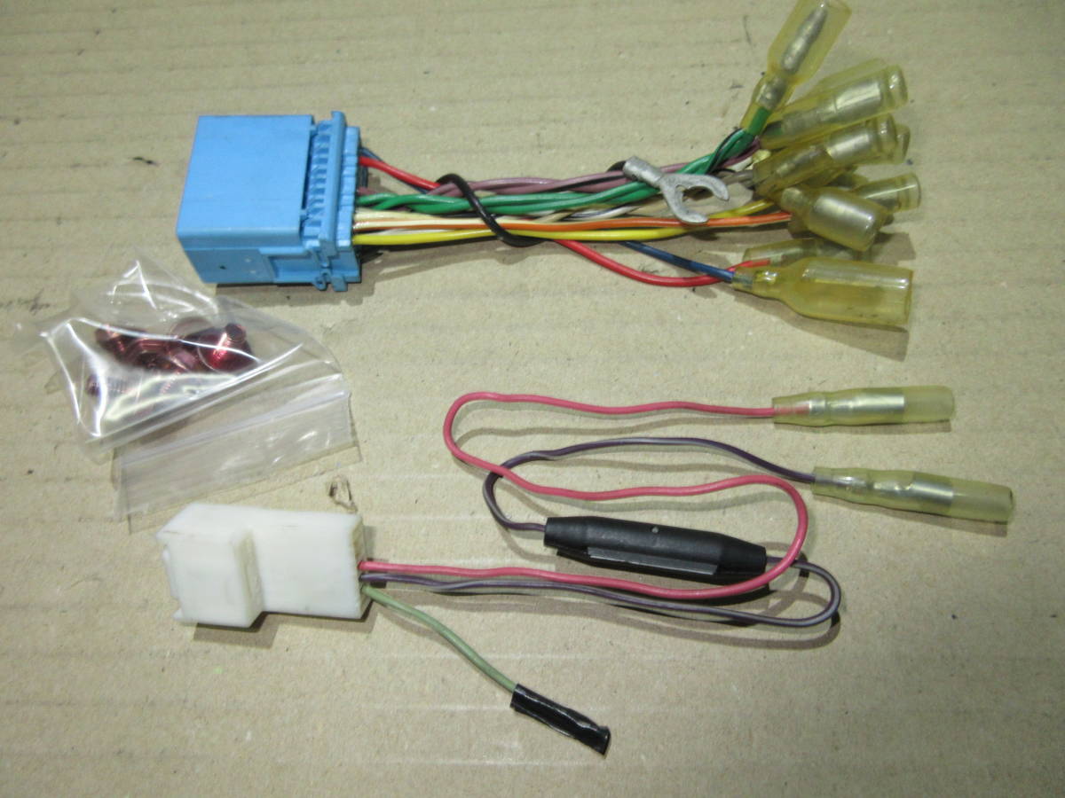 ワゴンR 社外品 2DINオーディオ 取り付け パネル 配線カプラー MH21S/MH22S 中後期用 マツダ/ＡＺワゴン MJ21S/MJ22S ワゴンR MH23S スズキ