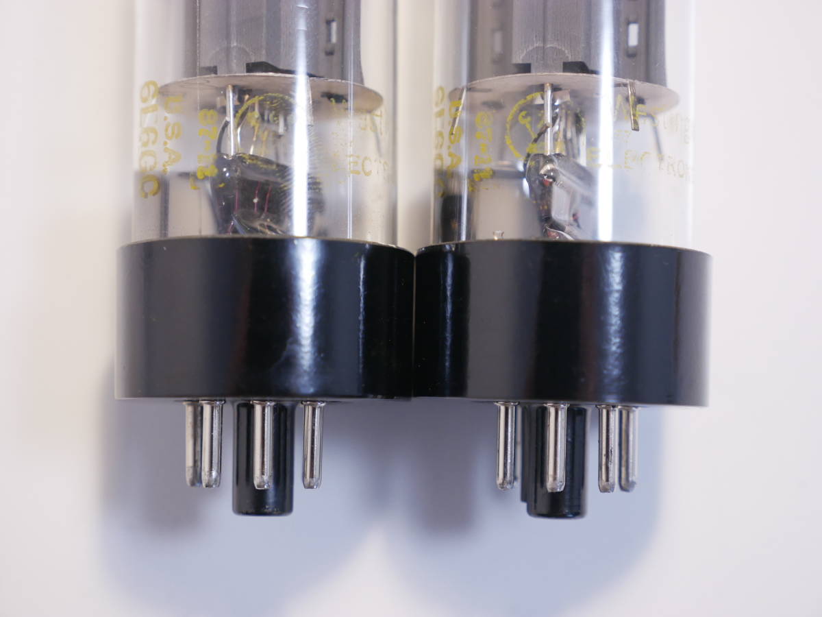 真空管JJ6L6GC マッチドペアX2 動作現状品 真空管 JJ 6L6GC 2本 オーディオ機器 真空管JJ6L6GC