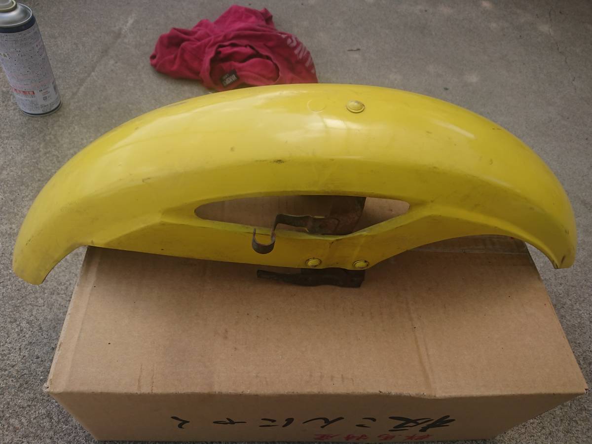 当時物 スーパーホークⅢ フロントフェンダー