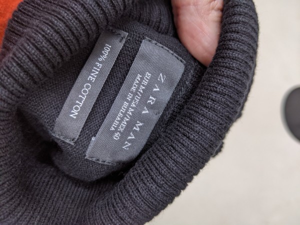 タグ付き Zara Man ザラ ボーダー柄 タートルネック ニット セーター メンズ M 黒白 413 男性用 売買されたオークション情報 Yahooの商品情報をアーカイブ公開 オークファン Aucfan Com