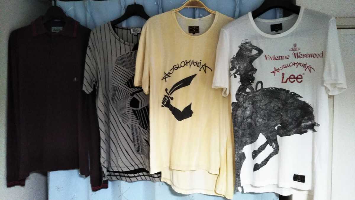 ヴィヴィアンウエストウッドマン アングロマニア 4枚セット 半袖 Tシャツ 長袖 ポロシャツ ヴィヴィアンウエストウッド セディショナリーズ