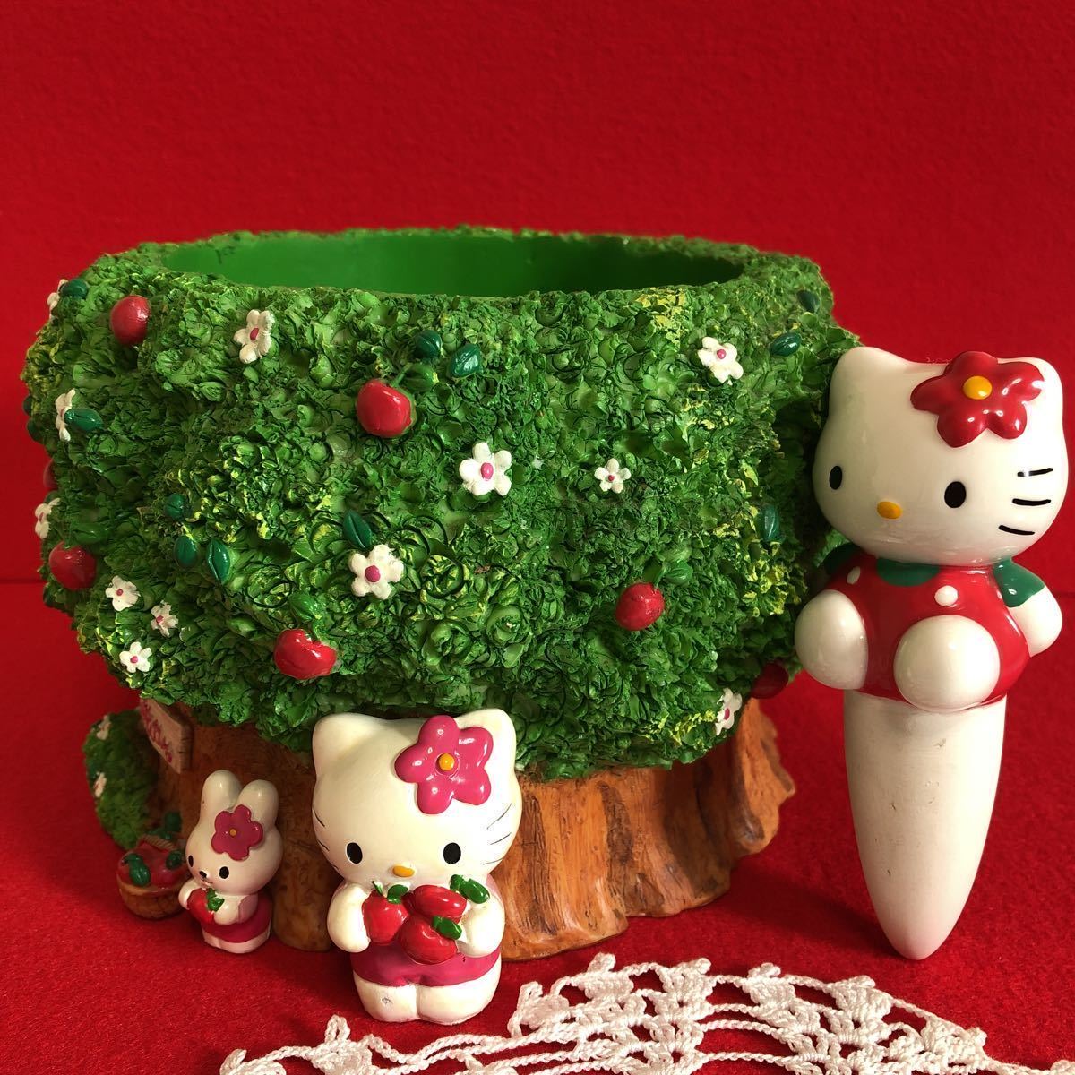 園芸用品 ハローキティ サンリオ ガーデンポット 植木鉢 陶器