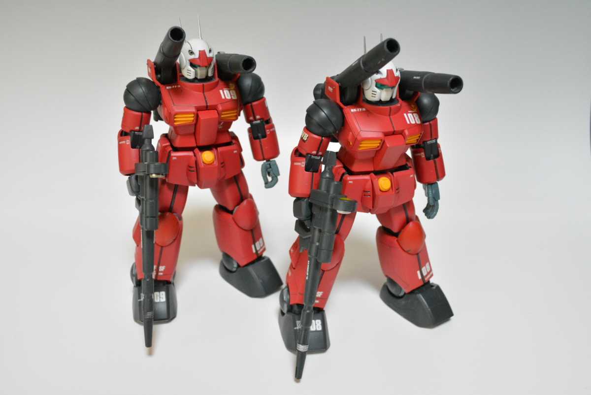 MG ガンキャノン 1/100 塗装済み 完成品 2体セット ガンプラ 機動戦士