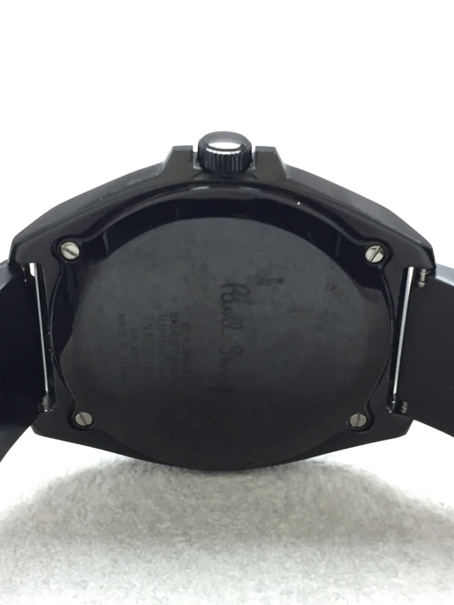 Paul Smith◆クォーツ腕時計/アナログ/-/BLK/BLK Paul Smith クロノグラフ j505の値段と価格推移は？｜3件の売買データからポール PAUL SMITH[ポールスミス]|腕時計|ハードオフ公式通販オフモール