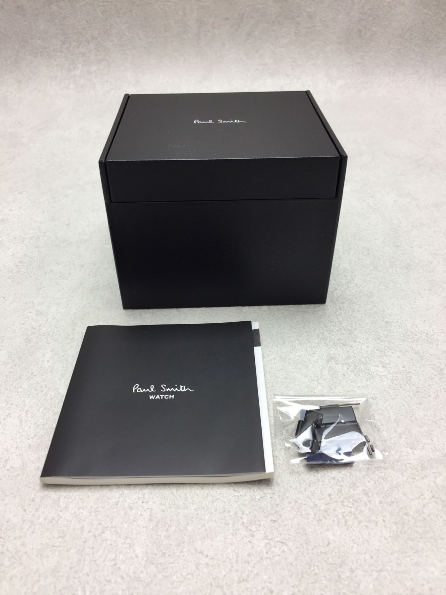 Paul Smith◆クォーツ腕時計/アナログ/-/BLK/BLK Paul Smith クロノグラフ j505の値段と価格推移は？｜3件の売買データからポール PAUL SMITH[ポールスミス]|腕時計|ハードオフ公式通販オフモール