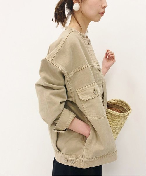 今季新品【定価2.7万】IENA カラー チノリメイクルーズブルゾン