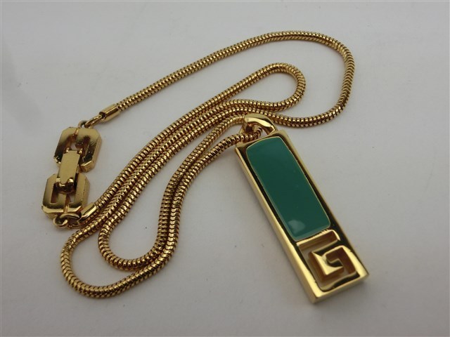 GIVENCHY ジバンシー 1977 ジバンシィ Gデザイン ネックレス GIVENCHY 