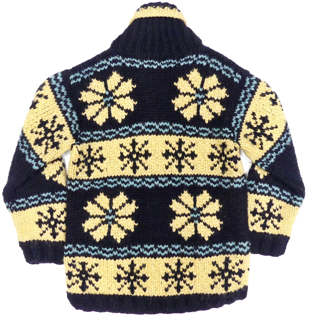 即決☆カナダ製 CANADIAN SWEATER☆メンズL位 カウチンセーター 