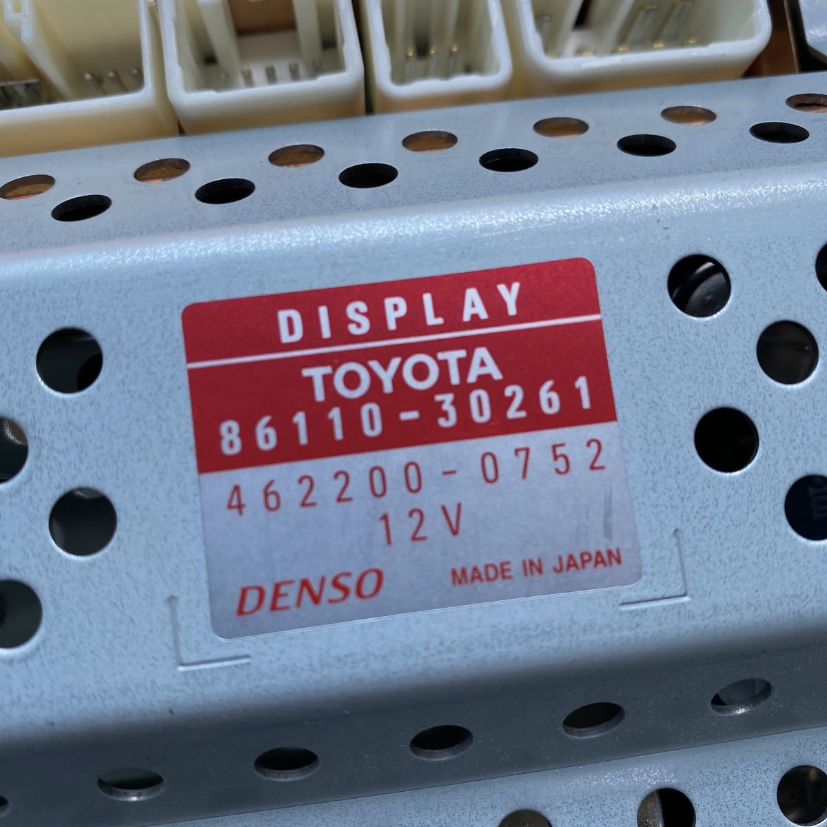 クラウン 0 エステート 後期 マルチモニター アスリート G 純正 マルチ 86110-30261 ☆17 JZS175 86110-30262 DENSO トヨタ 品番86110-30280（トヨタ