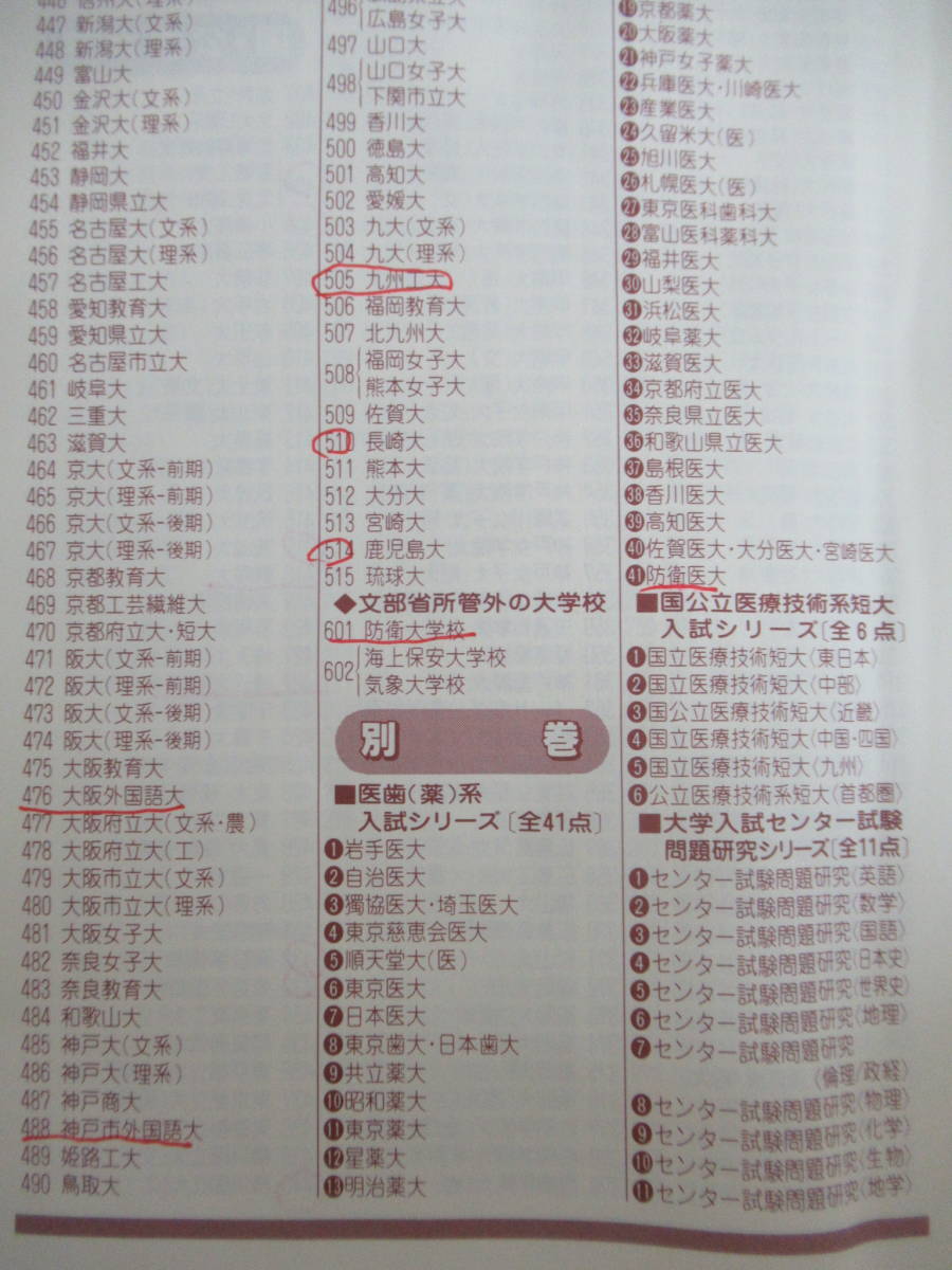 A24○奈良女子大学 最近11ヵ年 1994/1999/2008年度 3冊 大学案内 入試