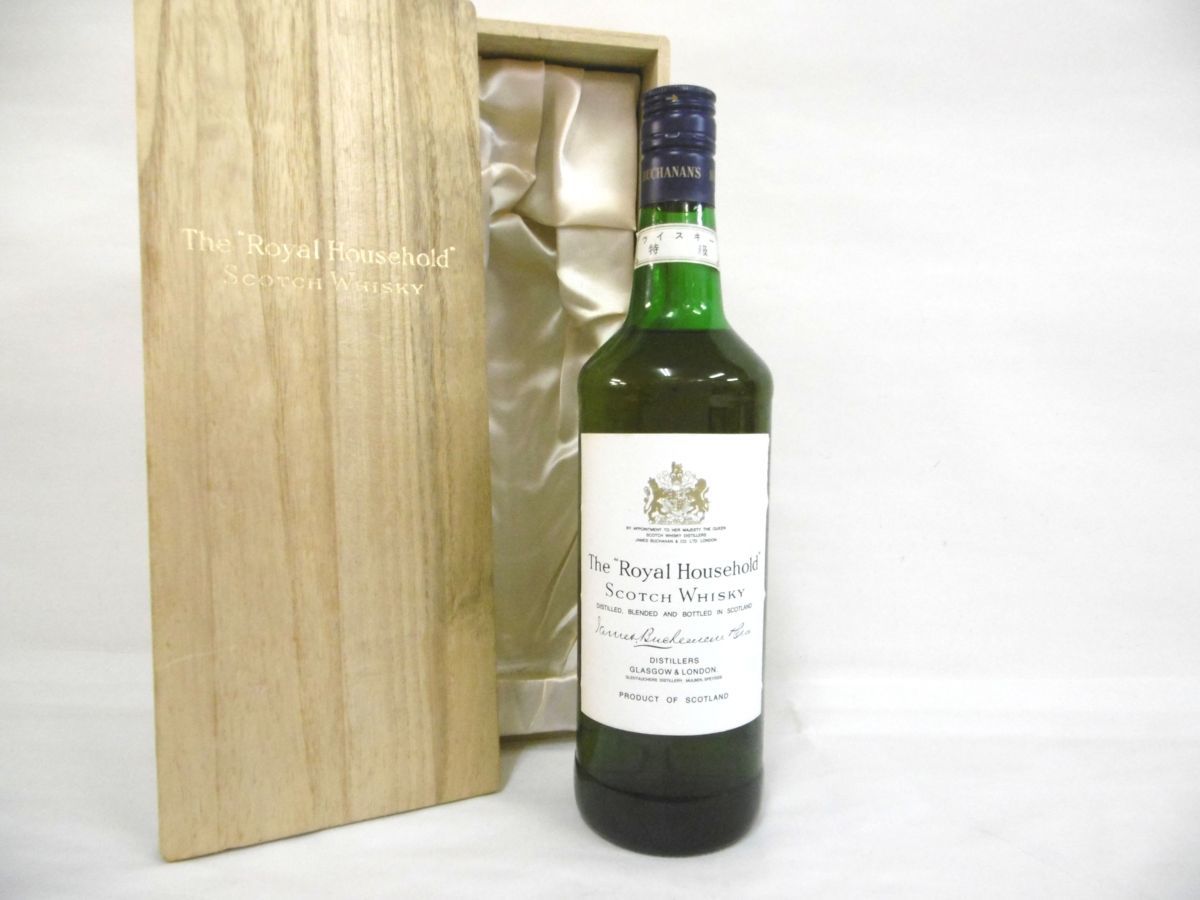 未開栓 ロイヤルハウスホールド 100周年記念ボトル 750ml 木箱付き特級