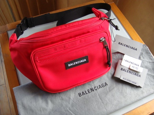 ◆バレンシアガ BALENCIAGA イタリア製 ベルトバッグ【エクスプローラー】ウエストポーチ 超美品 ヒルズ購入 タグ類・収納袋付 ヴェトモン