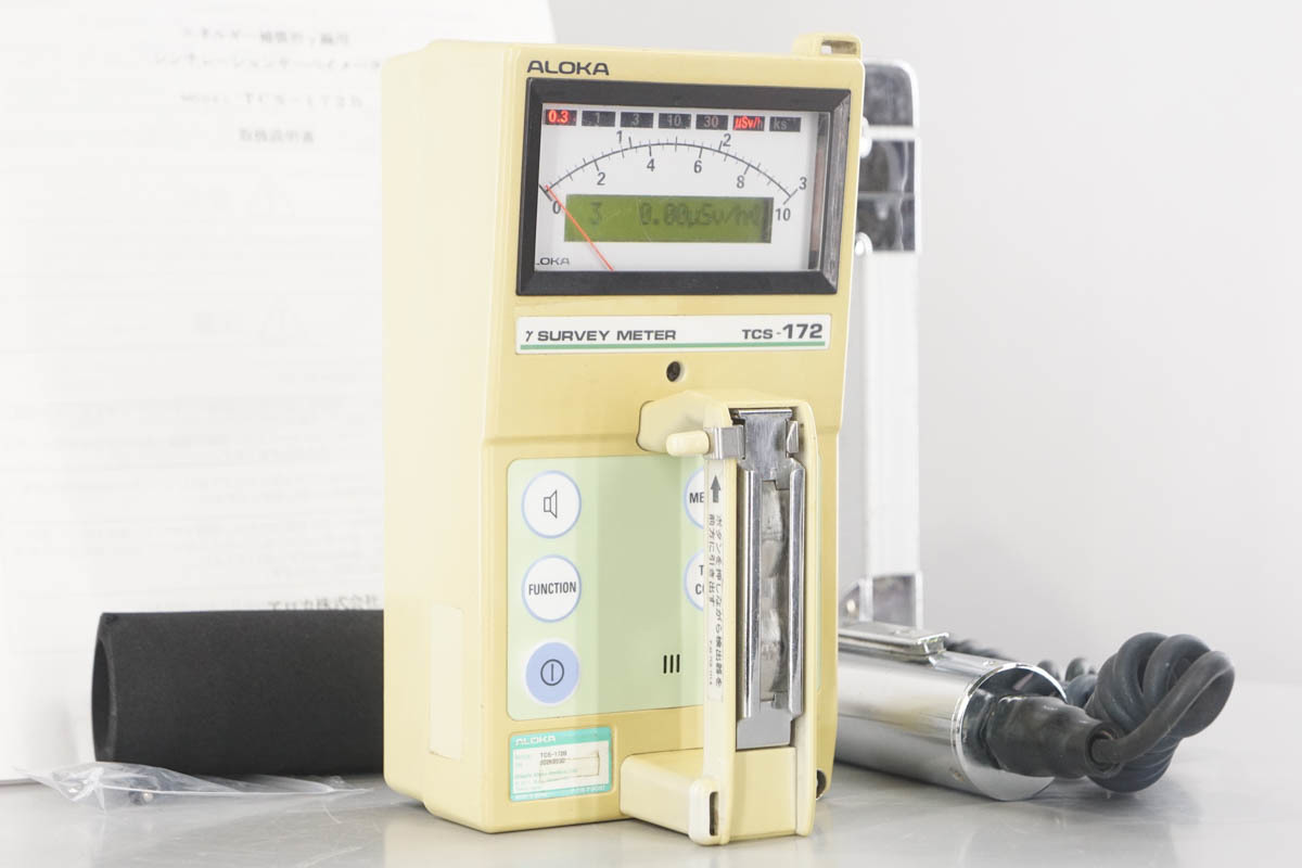 TCS-172B Aloka Survey ALOKA Meter JB]USED シンチレーション METER