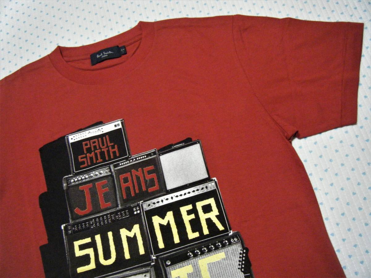 ポールスミス Paul Smith Jeans Summer Sonic 13 Stuff サマーソニックスタッフｔシャツ プリントｔシャツ エンジ色 サイズ L Lサイズ以上 売買されたオークション情報 Yahooの商品情報をアーカイブ公開 オークファン Aucfan Com