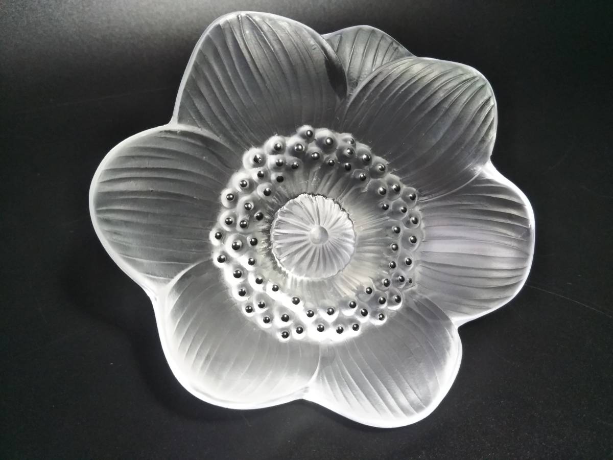 R.lalique ルネ ラリック Anemone アネモネ ペーパーウェイト 置物 